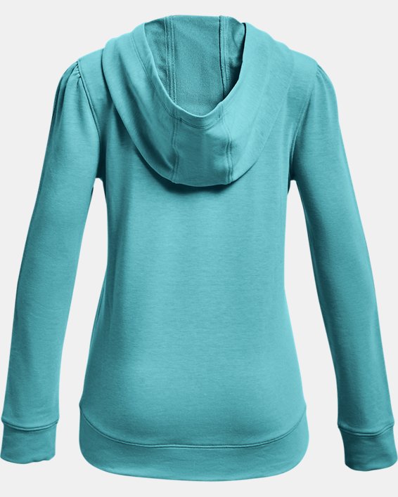 Girls' UA Rival Terry Hoodie in Blue image number 1